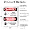 Signmission High Voltage Keep Away Bilingual Danger Sign, Aluminum, 12in W x 18in L, 2PK OS-2PACK-DS-A-1218-VS-1344 - alternate 4